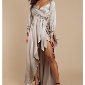 Pewter Wrap Dress